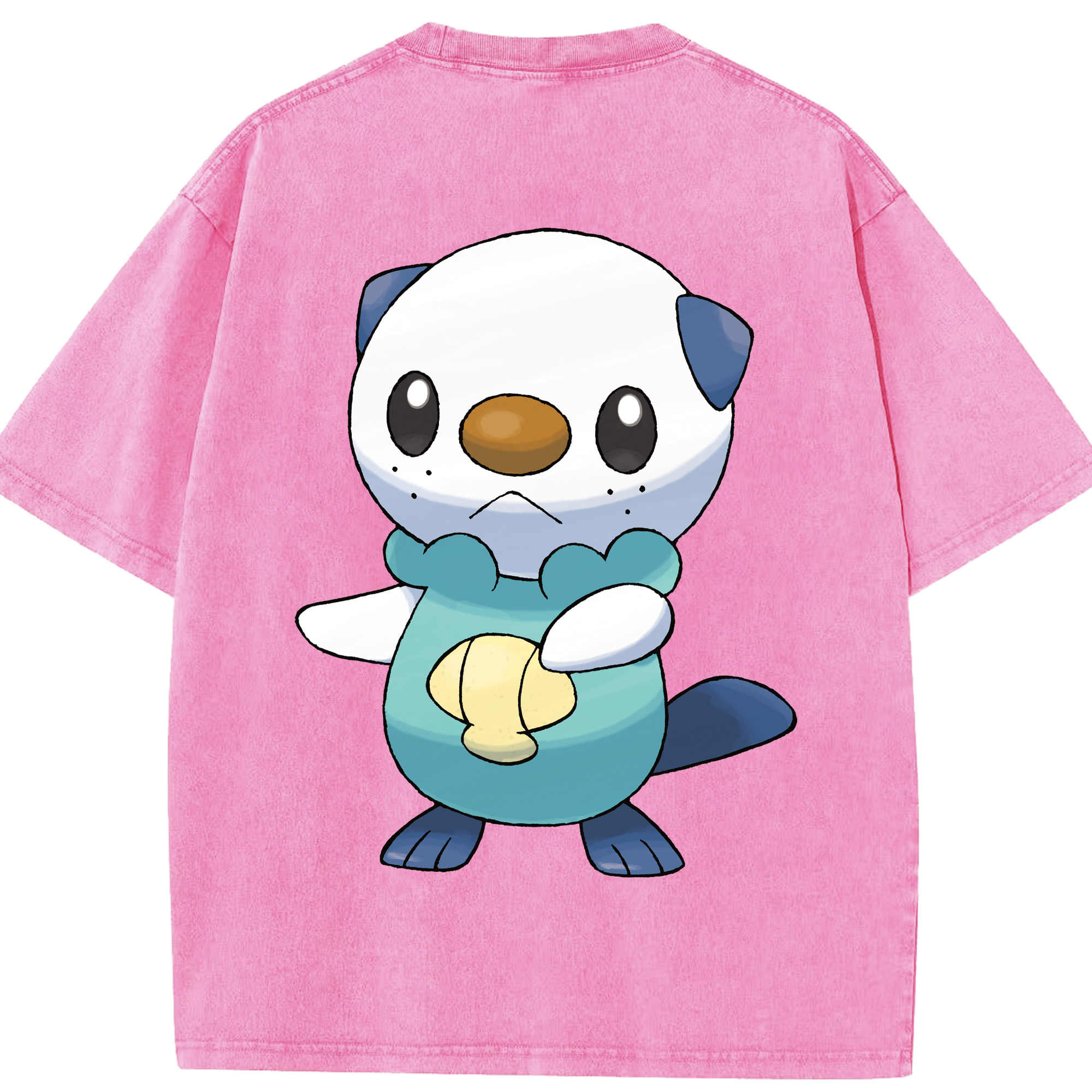 （画像用） ポケットモンスター Pokémon 綿100% ヴィンテージ風 半袖Tシャツ（背面プリント）